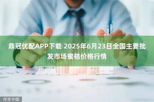 鼎冠优配APP下载 2025年6月23日全国主要批发市场蜜桔价格行情