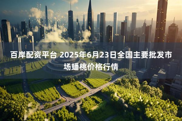 百岸配资平台 2025年6月23日全国主要批发市场蟠桃价格行情